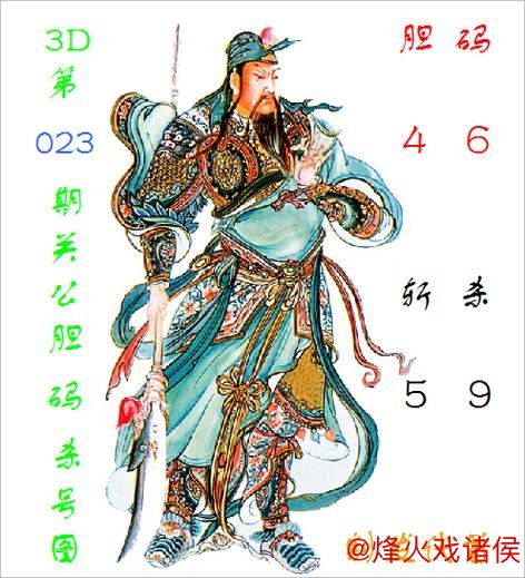 福彩3D第2026015期关公胆码与杀号解析图