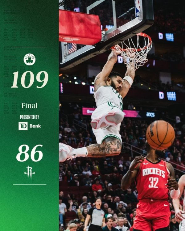 皇冠现金网会员 凯尔特人大胜火箭3连胜 骑士力克独行侠9连胜