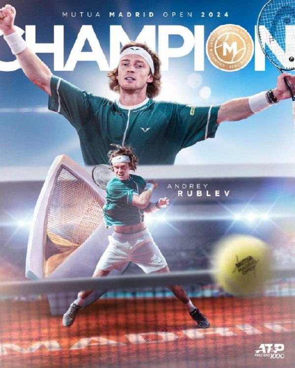 皇冠现金网会员 马德里赛卢布列夫逆转夺冠 赛后透露正与病魔斗争